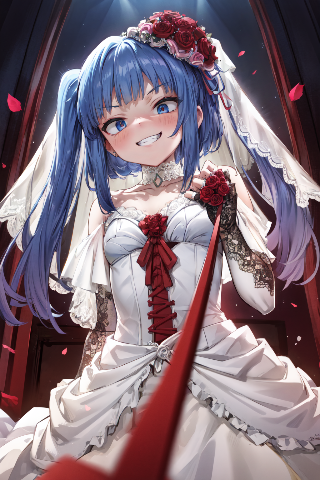 00012-3380852228-masterpiece,best quality,dominatrix,femdom,1girl,furudo erika,flat chest,long hair,(twintails_1.2),blue hair,blue eyes,(wedding.png